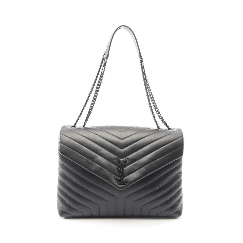 Yves Saint Laurent Saint Laurent Paris Loulou Large Shoulder Bag/Handbag, Lea...